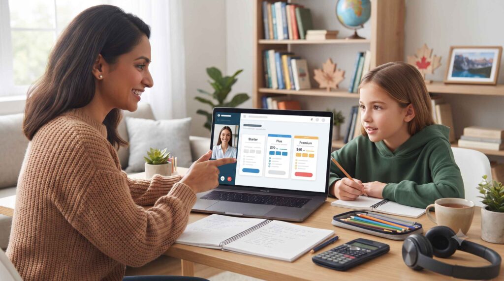Online Tutoring for Canadian Students Cost