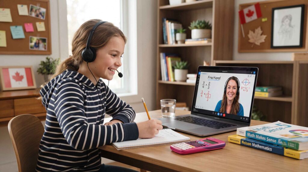 Online math tutor for kids in Canada
